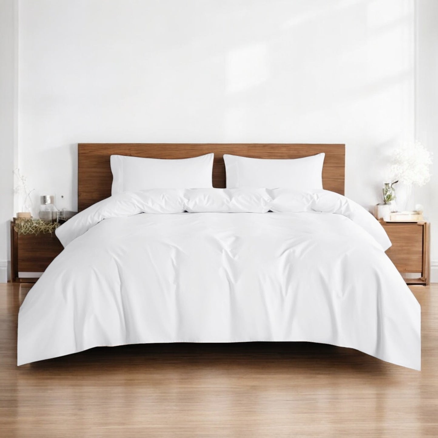 Buy 1 Free 1 TENCEL™ Bedsheet Set – 1600TC Cooling, Hypoallergenic, Soft, Breathable, Gift Box